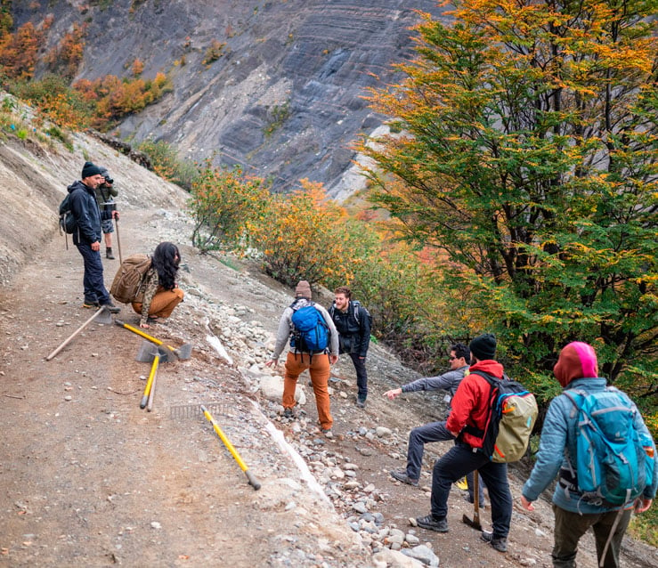 Reconstruction of the Base Torres Trail